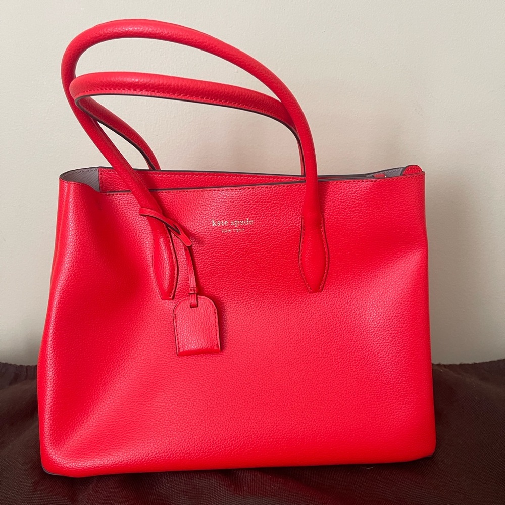 Kate Spade Eva Medium Satchel Crossbody Bag EUC 13.5"x10"x5" w/Dust Bag